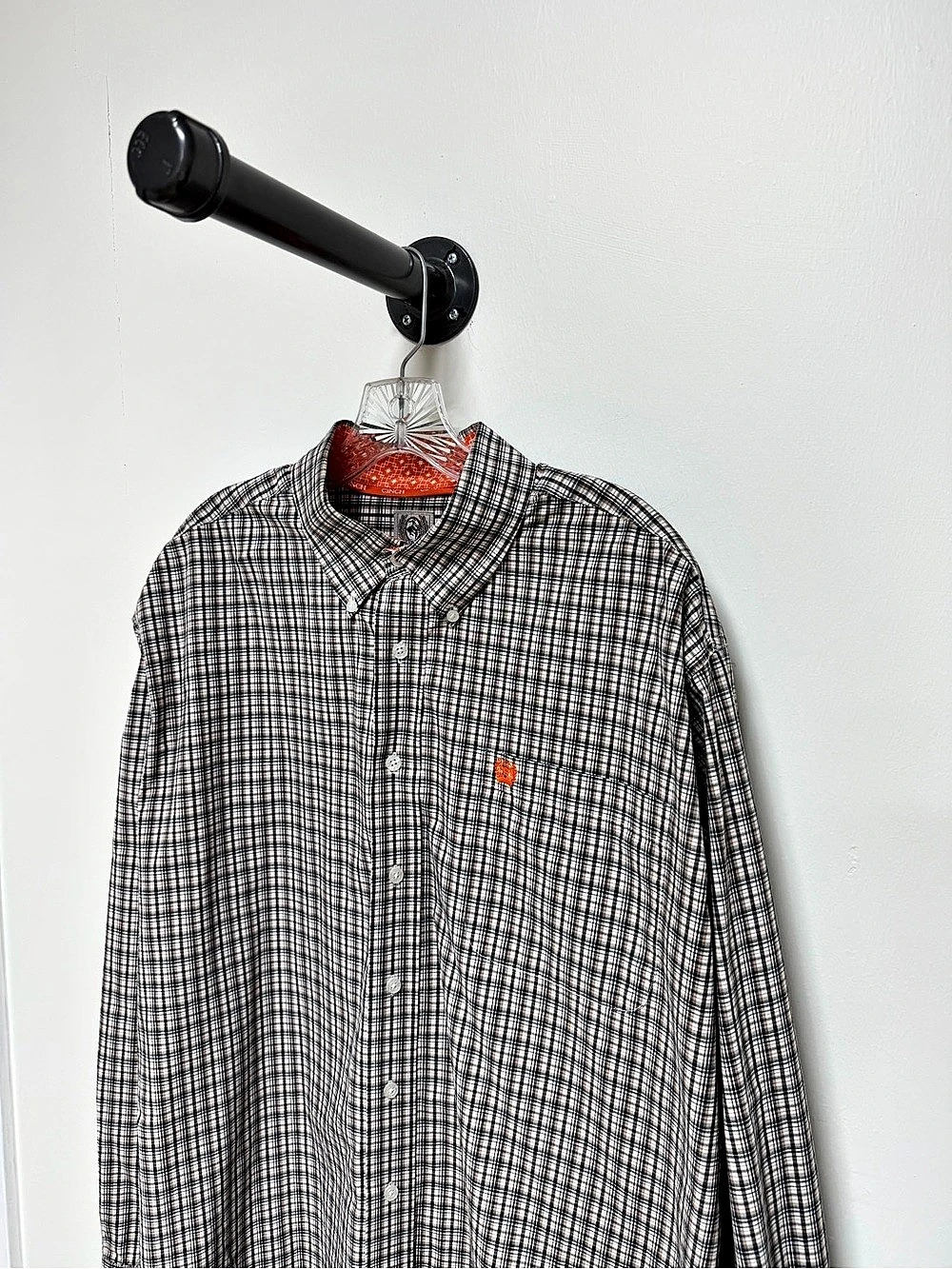 Cinch Men's Classic Fit Multi Plaid Button Down Shirt Plaid Button Down